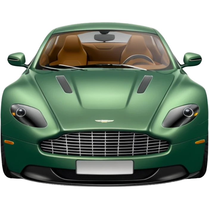 green aston martin doors open emoji