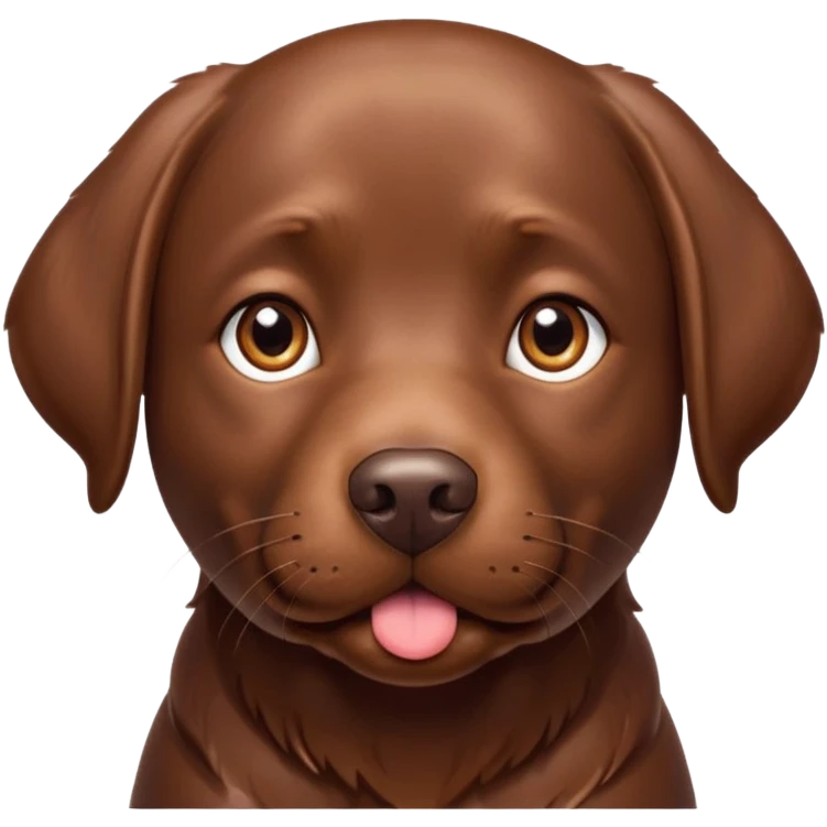 chocolate labrador emoji