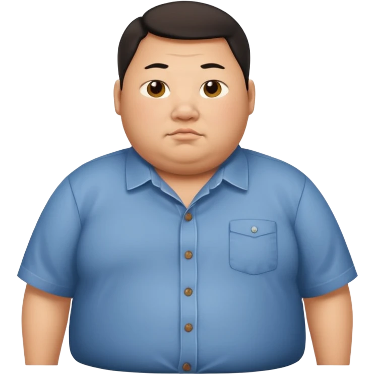 Big fat Chinese man  emoji