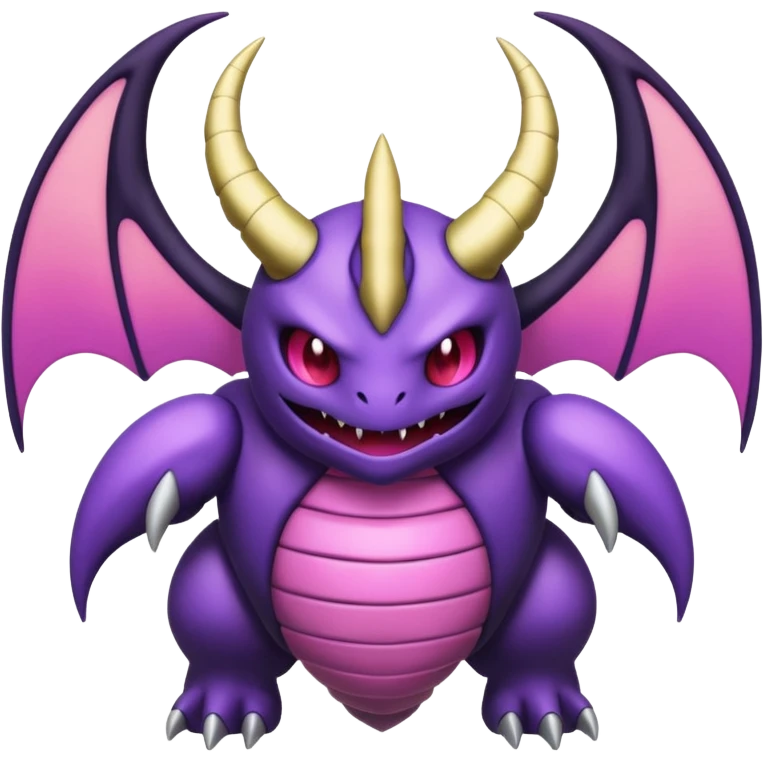 Pokemon legendary purple and pink Giratina emoji