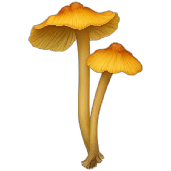 One specimen of Cantharellus cibarius emoji