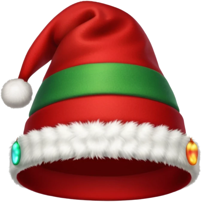 A cute Christmas hat with no santa emoji