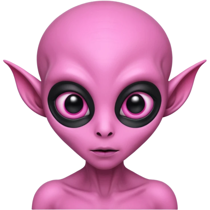 allien with pink head emoji