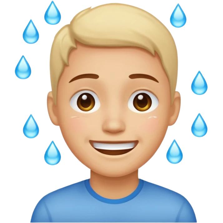 Smile with tears emoji