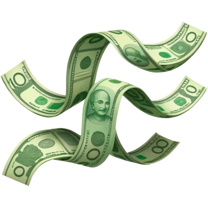 show me cash flow.indian rupee currency only emoji