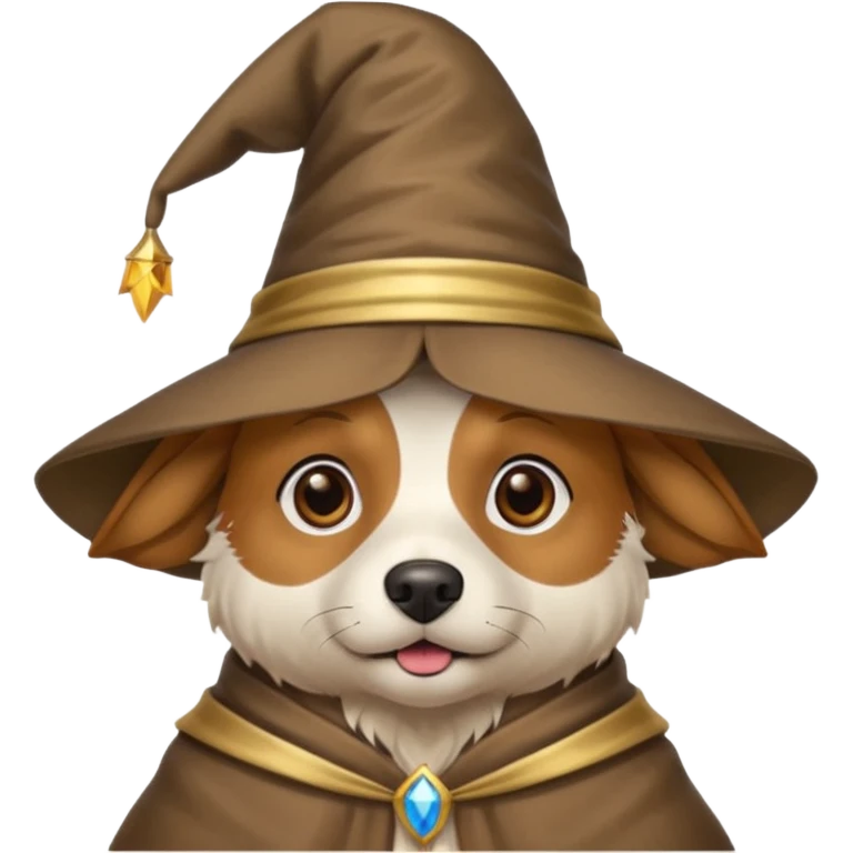 Dog wizard emoji