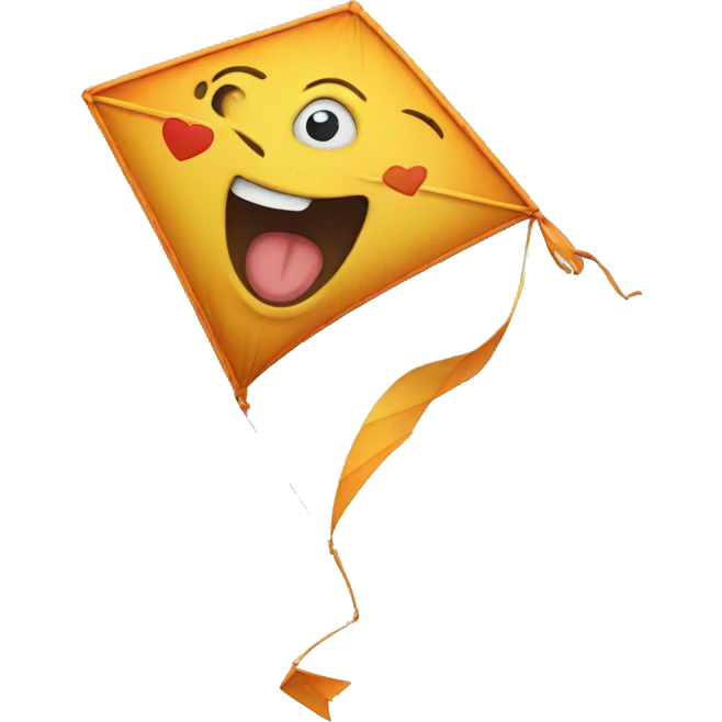flying kite emoji