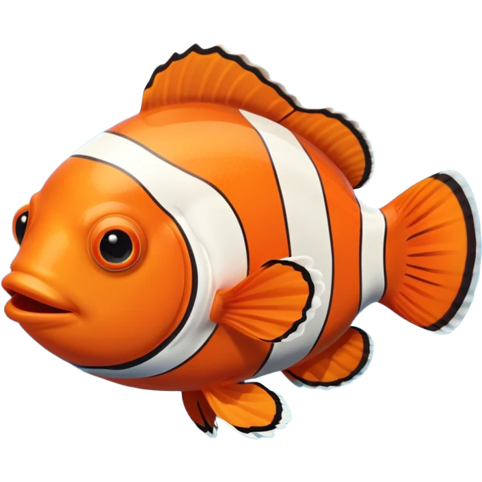 Clown fish in the aquarium emoji