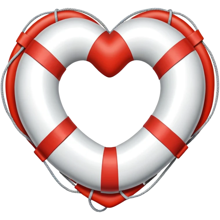 Life preserver heart emoji