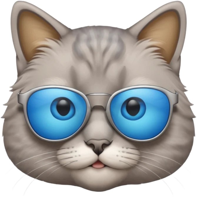Cat wearing sunglasses emoji