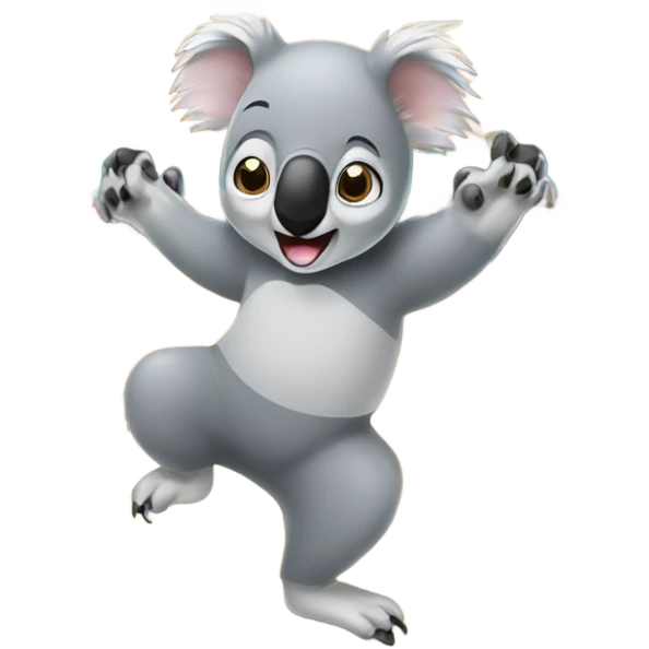 Koala bowling emoji