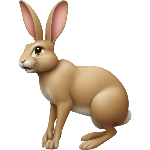 rabbit two legs emoji
