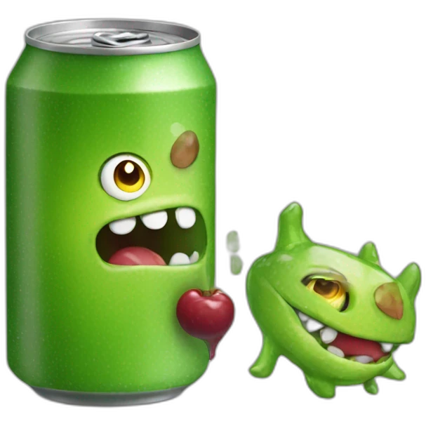 Giga chad drink monster emoji