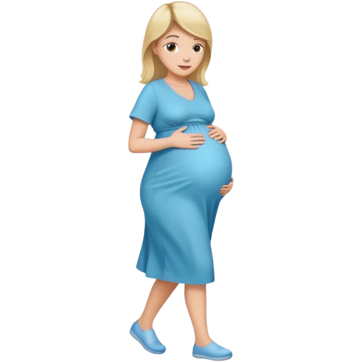 임산부가 병원가는 길 emoji