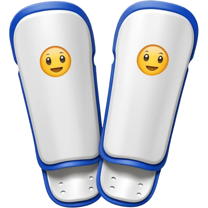 Shin guards for soccer emoji
