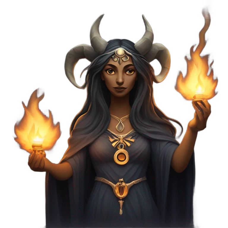 Hecate goddess emoji
