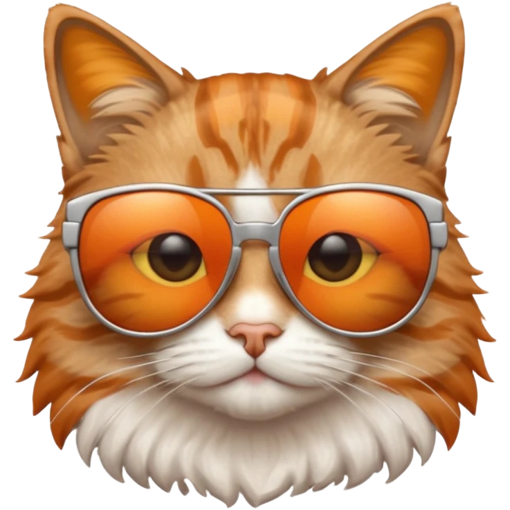 Cat wearing sunglasses emoji