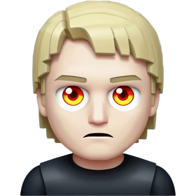 Genrate a minecraft (herobrine)  emoji