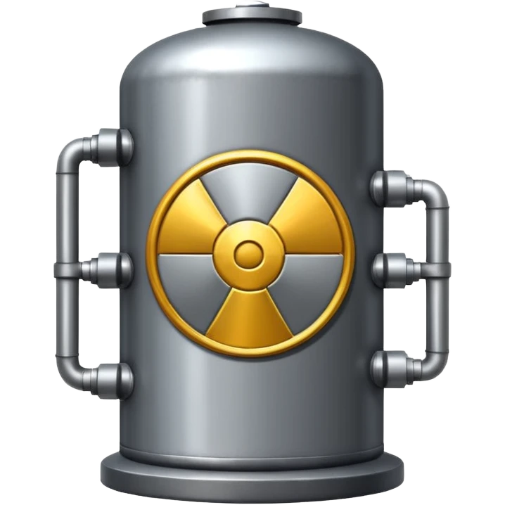 create a very realistic nuclear reactor emoji