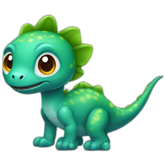 small dinosaur pet emoji