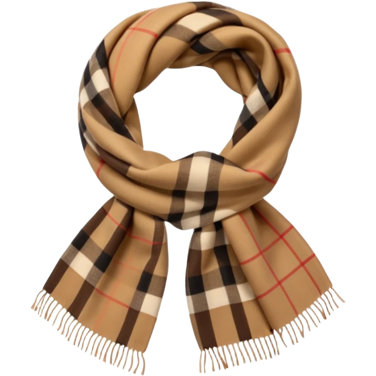 burberry type scarf emoji