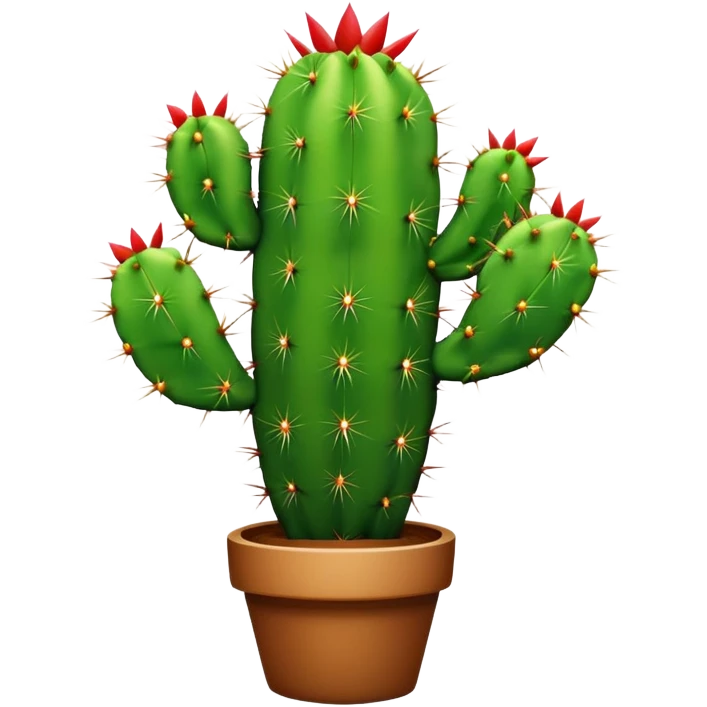 صبارة ملونة emoji