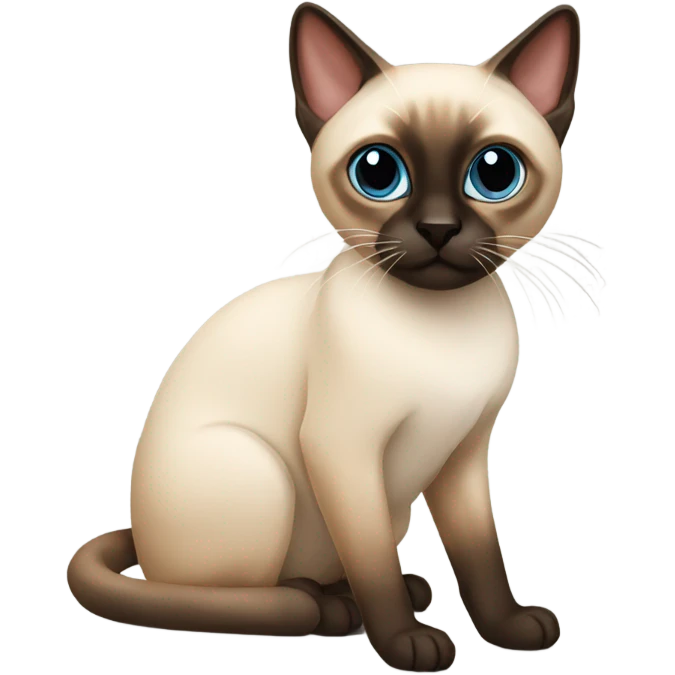 Siamese cat emoji