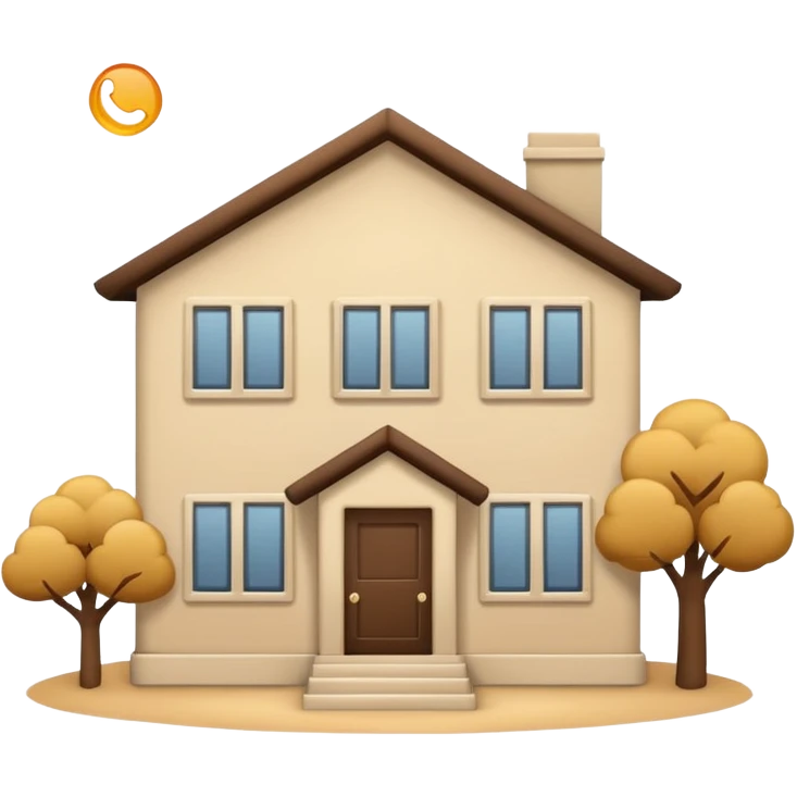 Beige house clean aesthetic  emoji