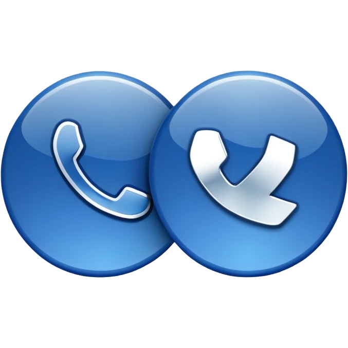 badge bleu du compte WhatsApp et Facebook certifié emoji