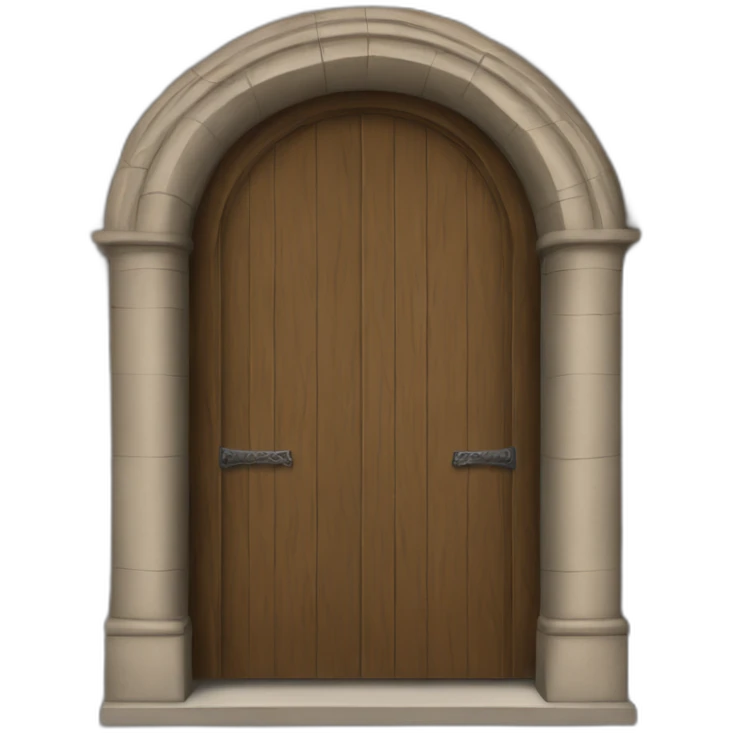 Tudor opening two doors emoji