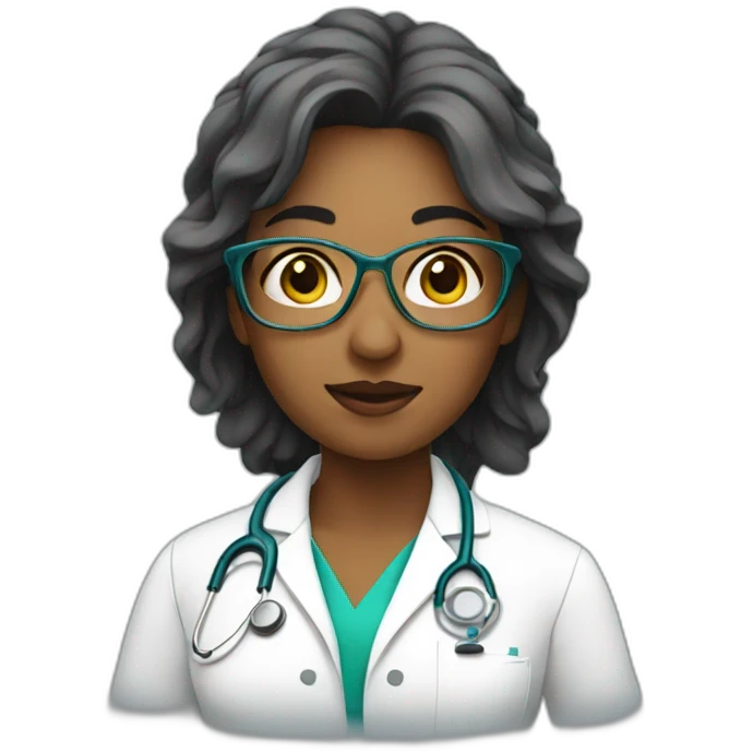 woman doctor doing things emoji
