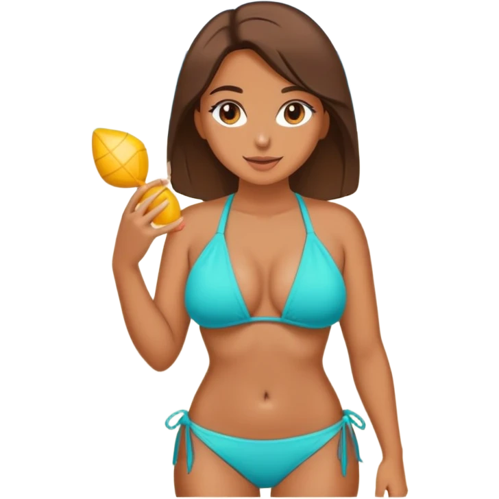 Big tits girl emoji
