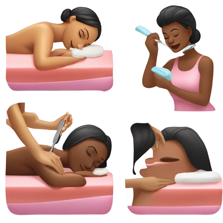 Getting a wax emoji