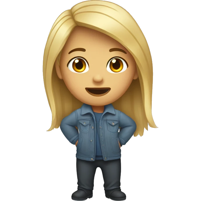 Девушка тренируется  emoji