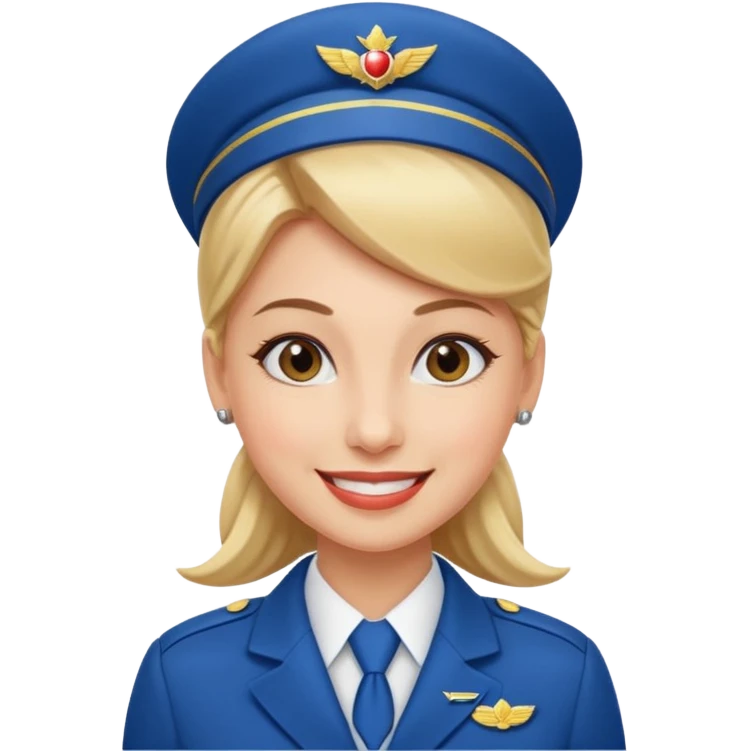 Air hostess emoji