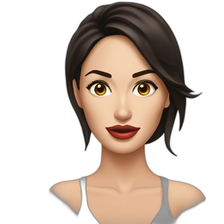 Megan fox brunette emoji