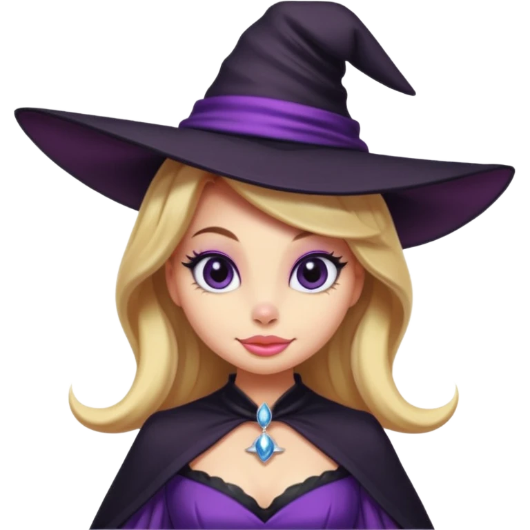Daisy Duck as a glamorous witch  emoji