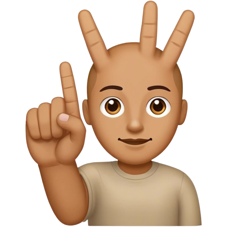Cute Yuck middle finger  emoji