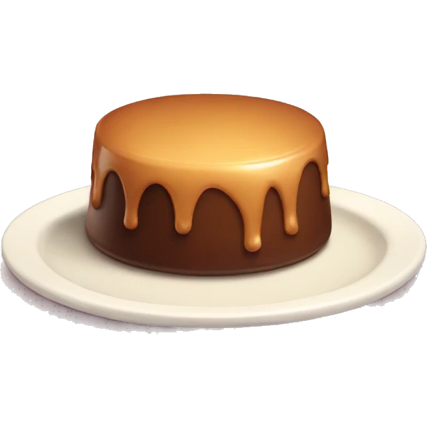 Pudding a plate emoji