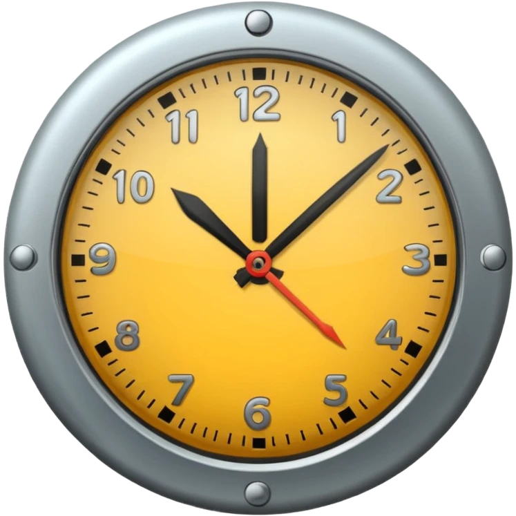 Clock it emoji