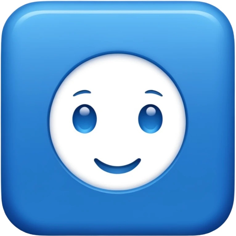 A square blue check emoji