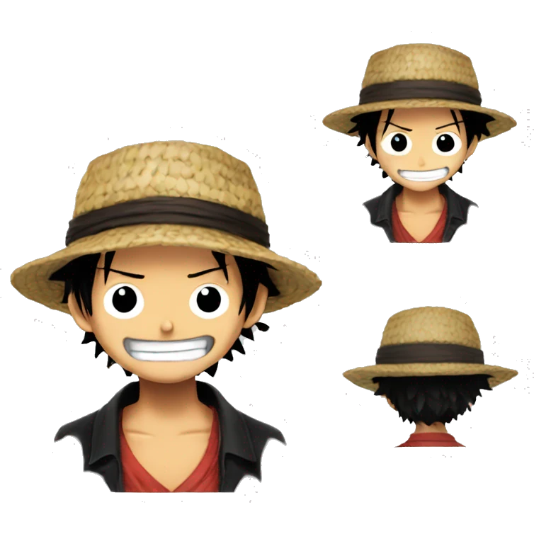 Luffy from one piece  emoji