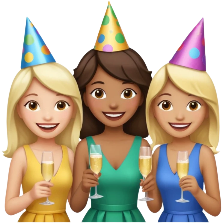 A group of 5 girls emoji