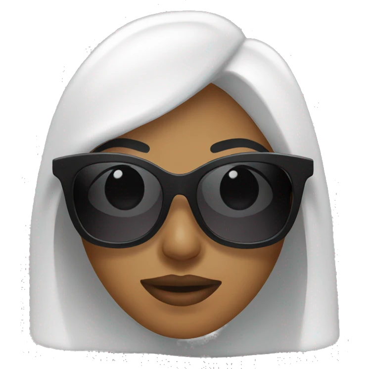 Black womens sunglasses emoji