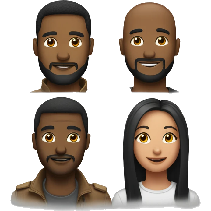 tag team of 3 people emoji