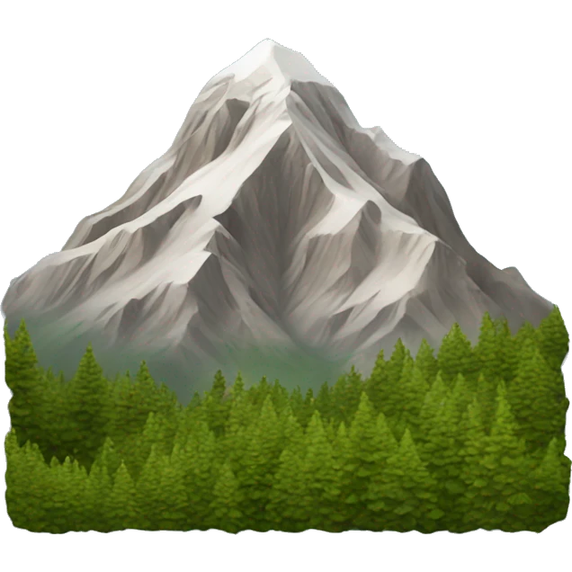 a photo frame of a mountain  emoji