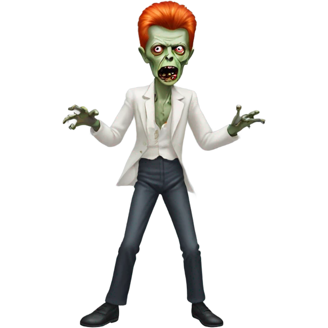 david bowie zombie dancing emoji
