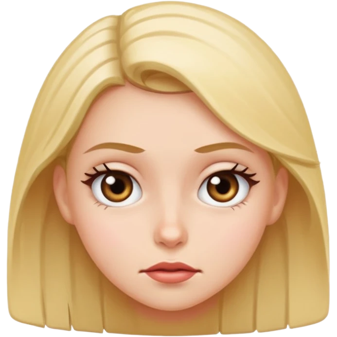 girl rolling her eyes emoji