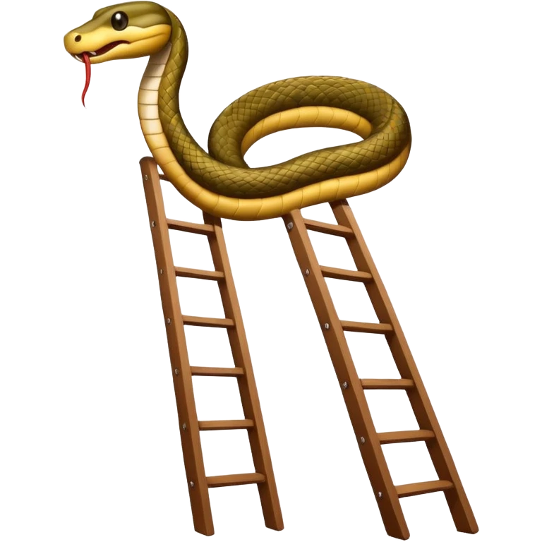 snake on a ladder emoji