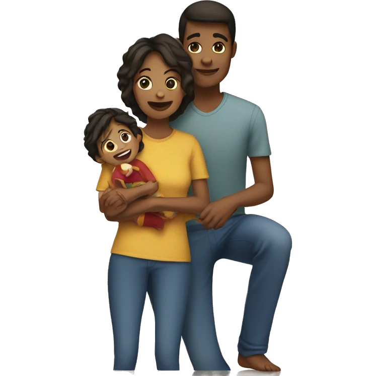 Mom and son emoji
